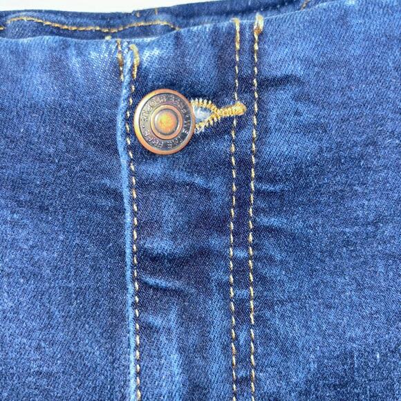 Free People Miles Away High Rise Skinny Jeans |Size 29 Raw Hem Dark Wash Stretch - Picture 6 of 14